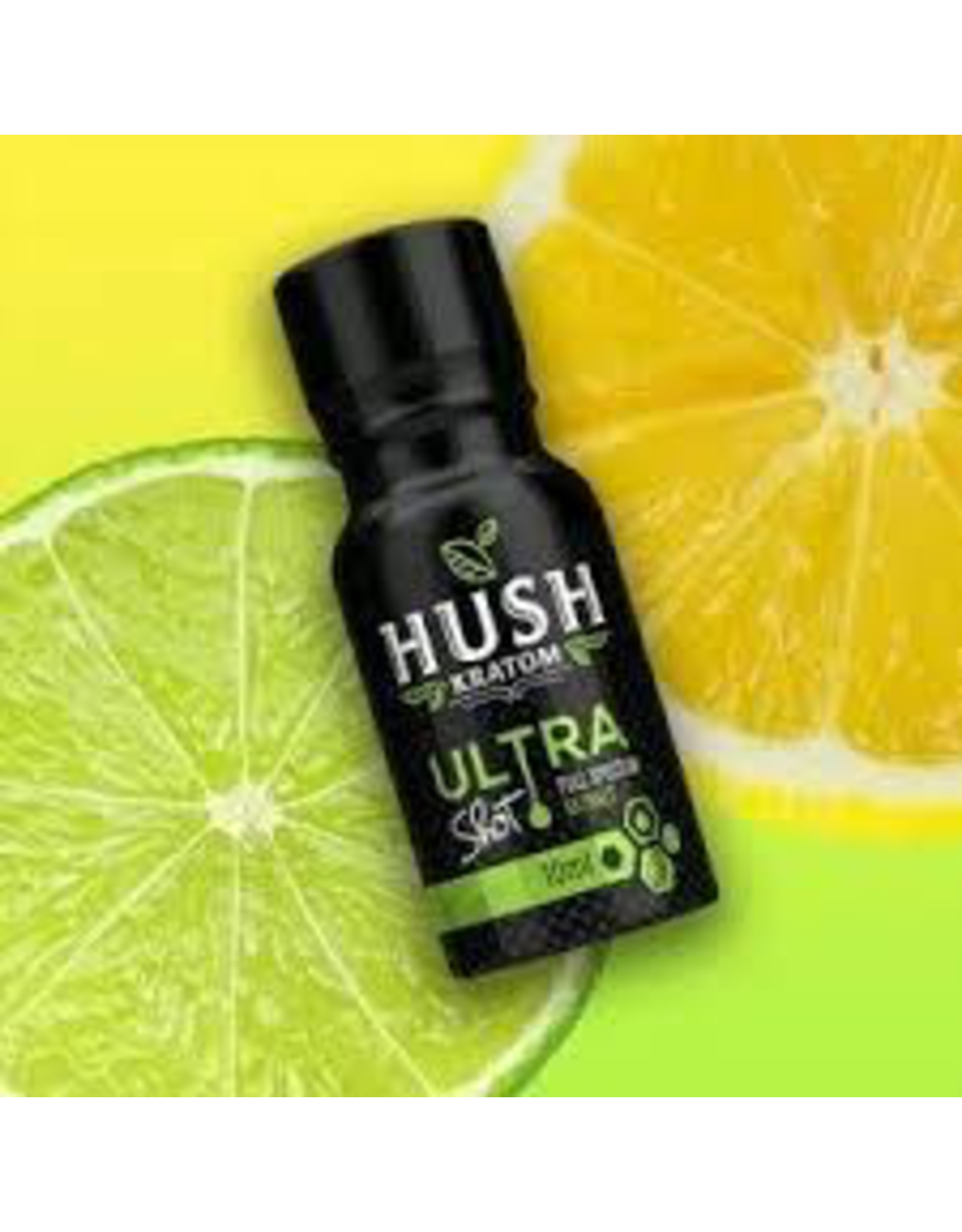 Hush Kratom Tincture shot Lime 12pk