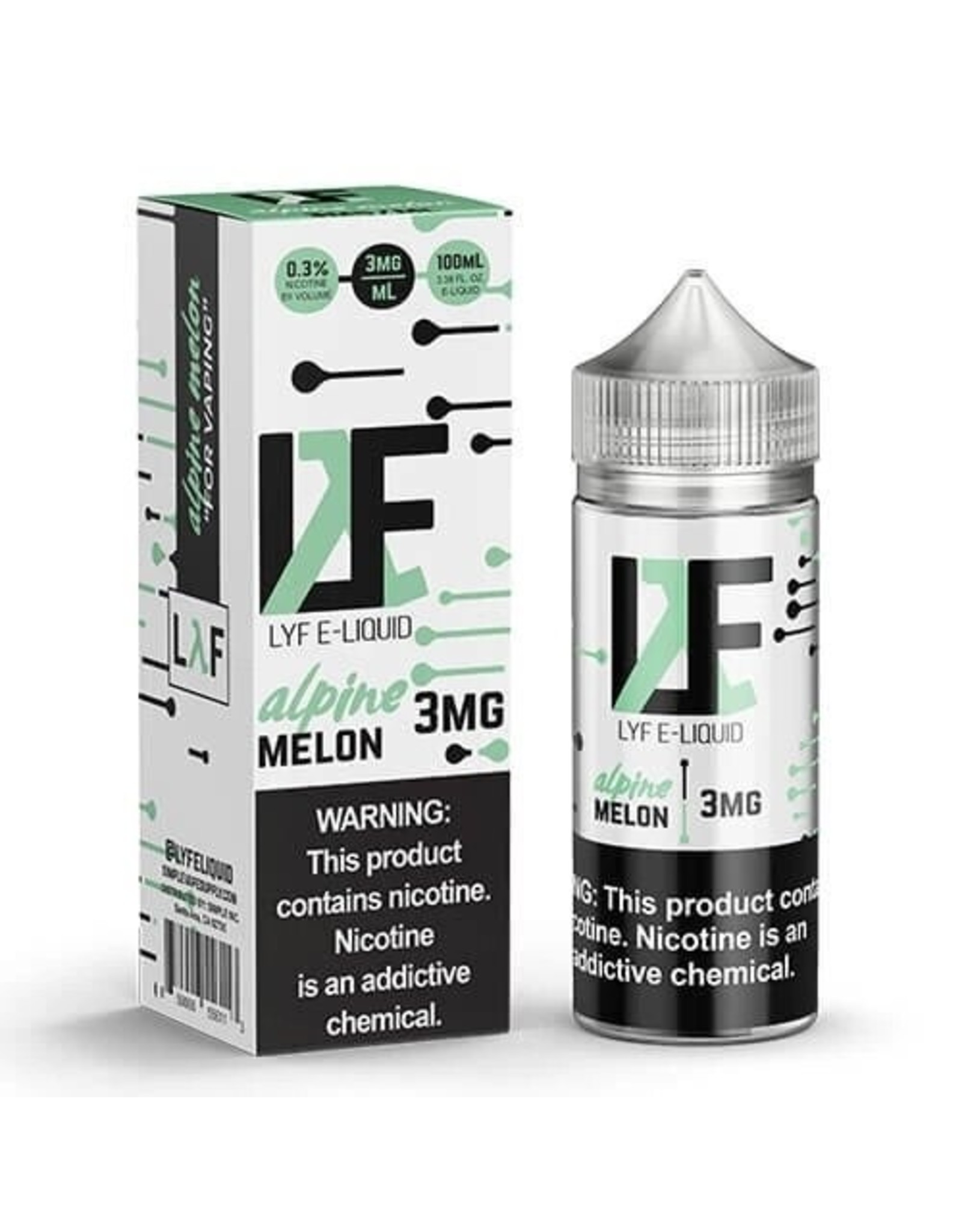 LYF Ejuice  Alpine Melon 100 ML 3 MG