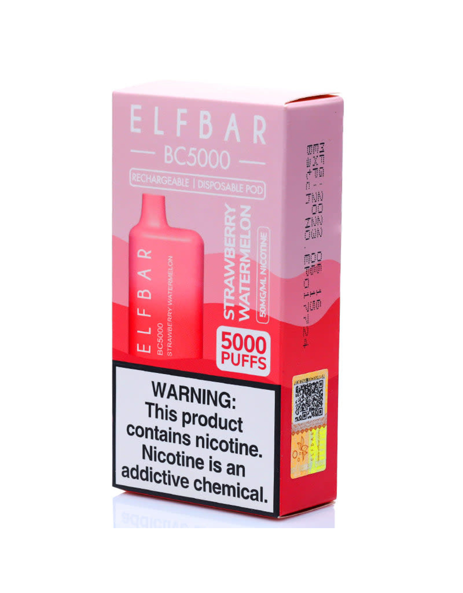 ELFBAR ELFBAR Strawberry Watermelon 5000 Puffs 5% Box