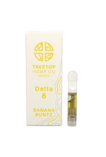 Treetop Hemp Co. TREETOP D8 Cart 1.5g 1400mg Banana Runtz