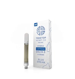 Treetop Hemp Co. TREETOP D8 Cart 1.5g 1400MG Blue Dream Box