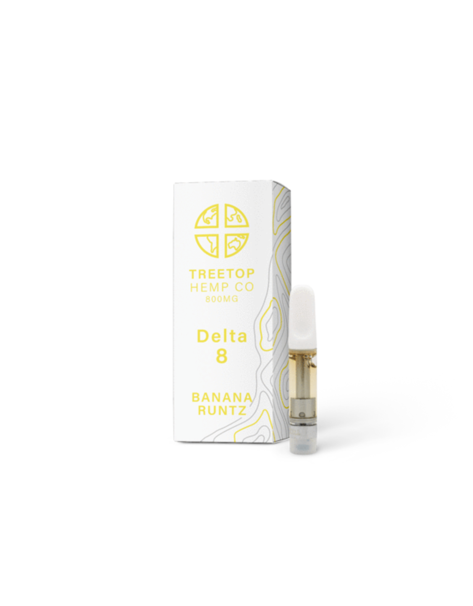 Treetop Hemp Co. TREETOP D8 1400 Cart MG Banana Runtz Box