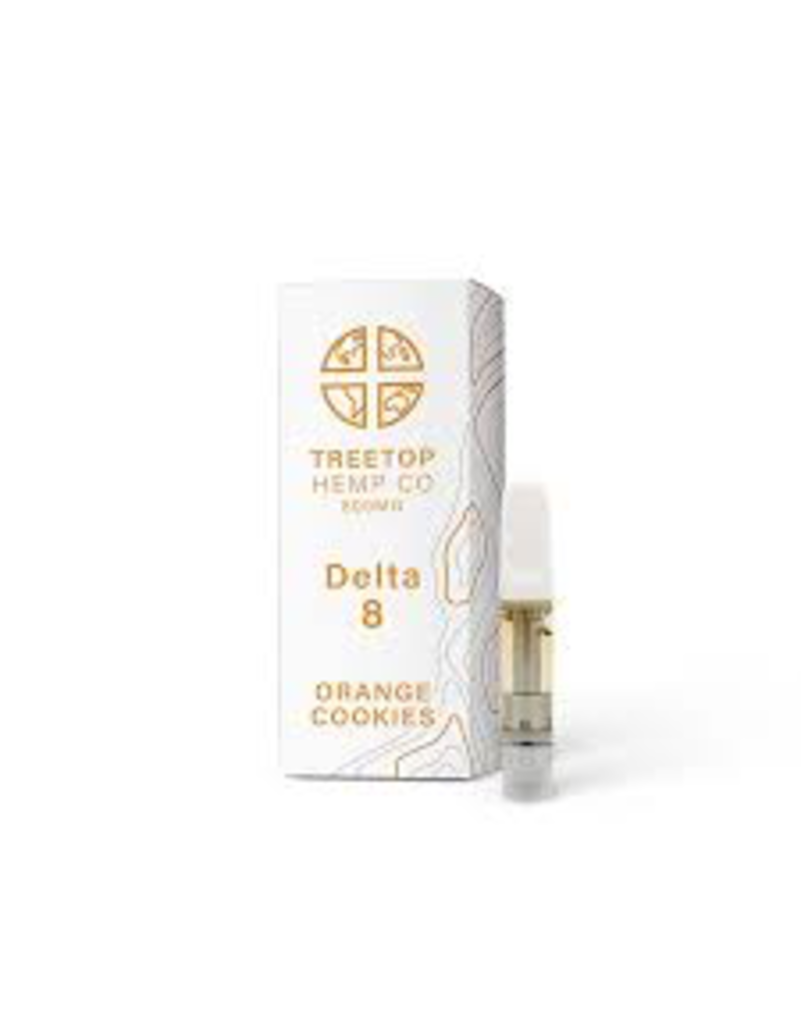 Treetop Hemp Co. TREETOP D8 1400 MG Cart Orange Cookies Box