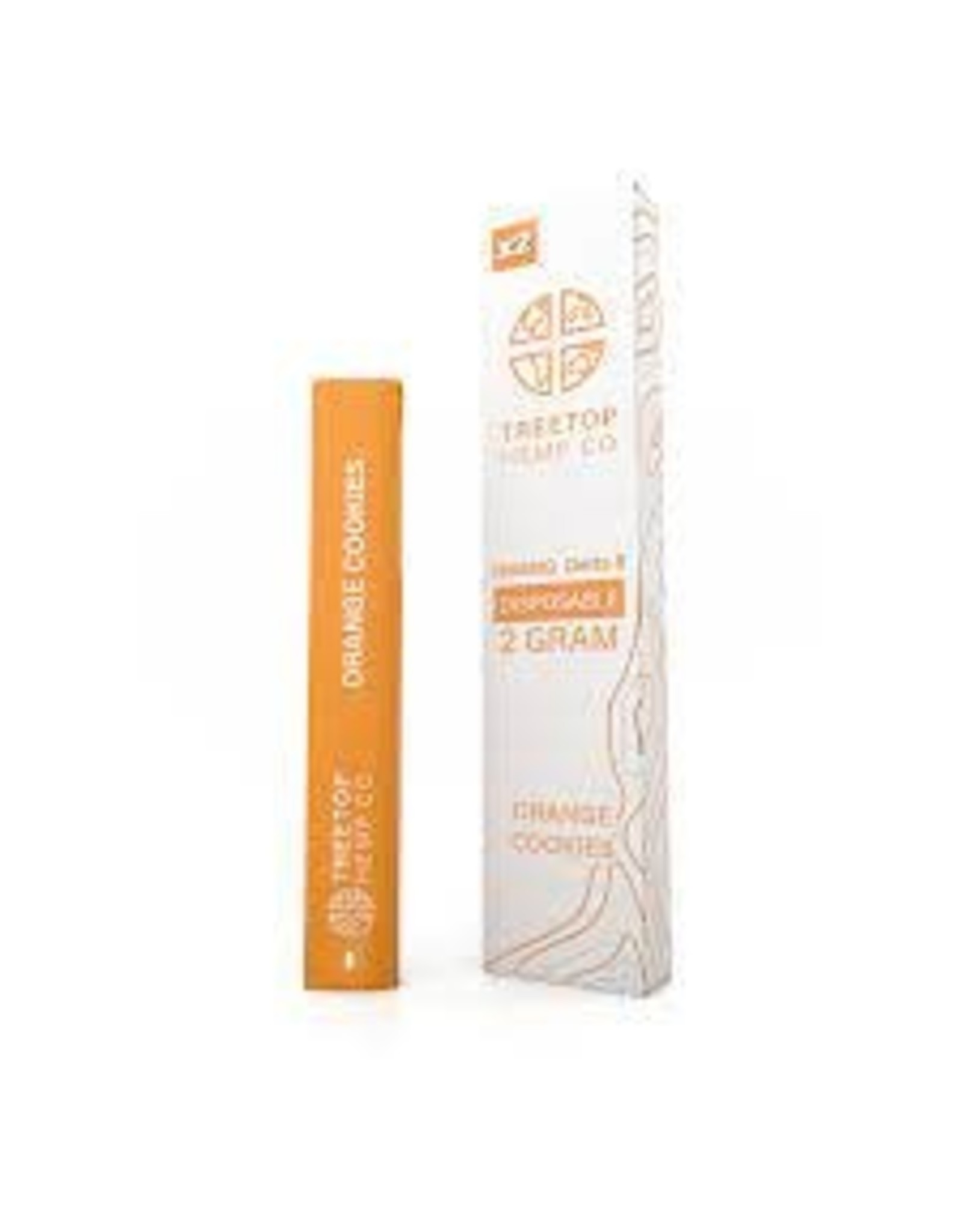 Treetop Hemp Co. TREETOP D8 Disposable 1800mg Orange Cookies Box