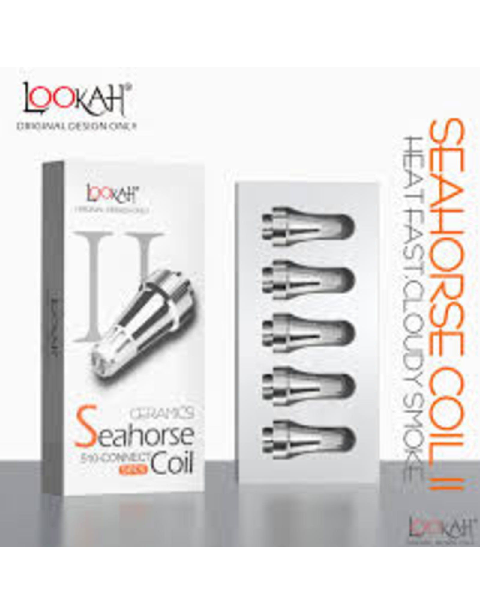 Lookah Lookah Seahorse SCII-CK Ceramic Replacement Tip 5pcs Box