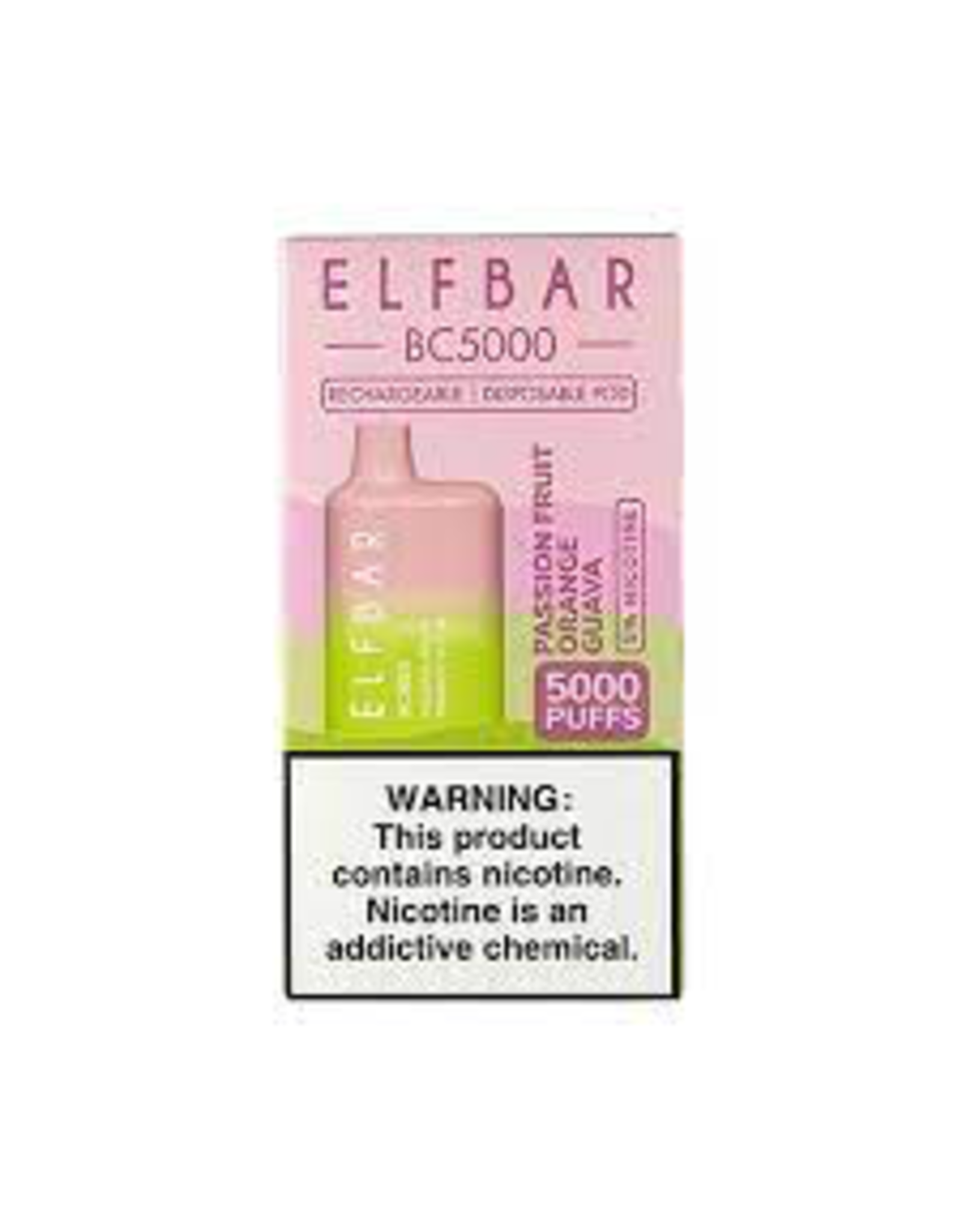 ELFBAR ELFBAR Passion Fruit Orange Guava 5000 Puffs 5%