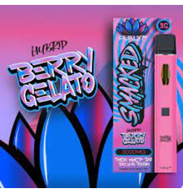 Purlyf Smacked 3g Disposable THCH HHCP D8 D11 Live Resin Berry Gelato Box