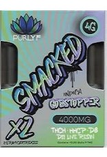 Purlyf Smacked 2x2g Cart THCH HHCP D8 D11 Live Resin Gobstopper