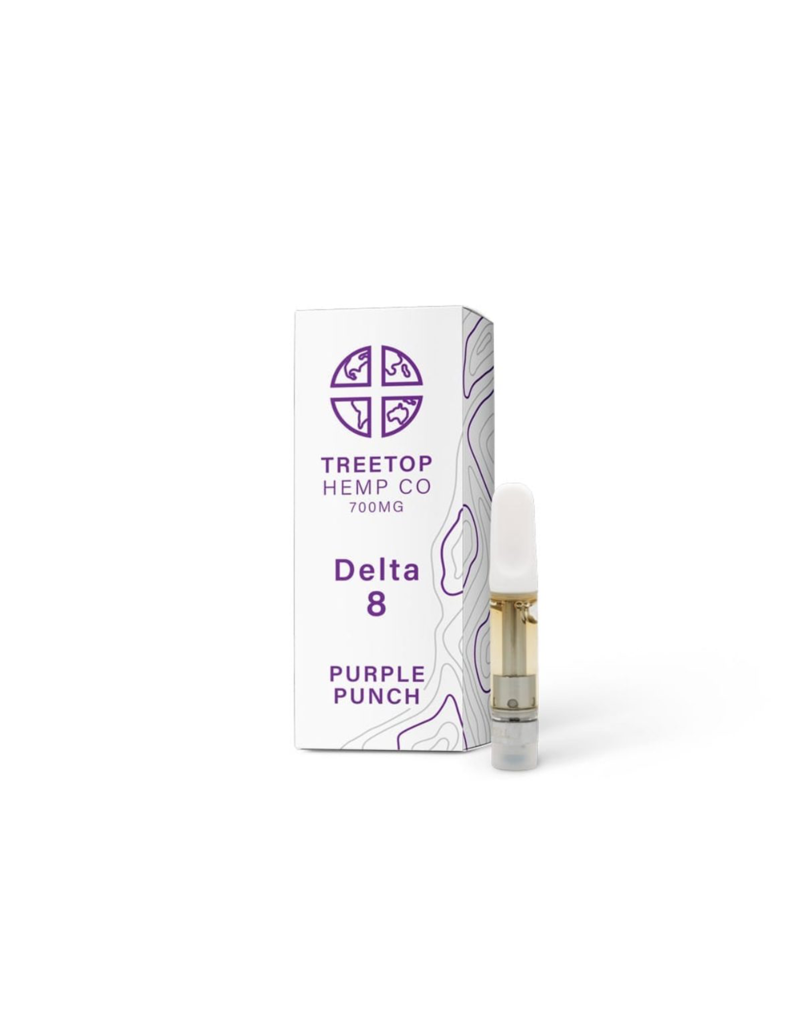 Treetop Hemp Co. TREETOP D8 1400MG 1.5G cart Purple Punch