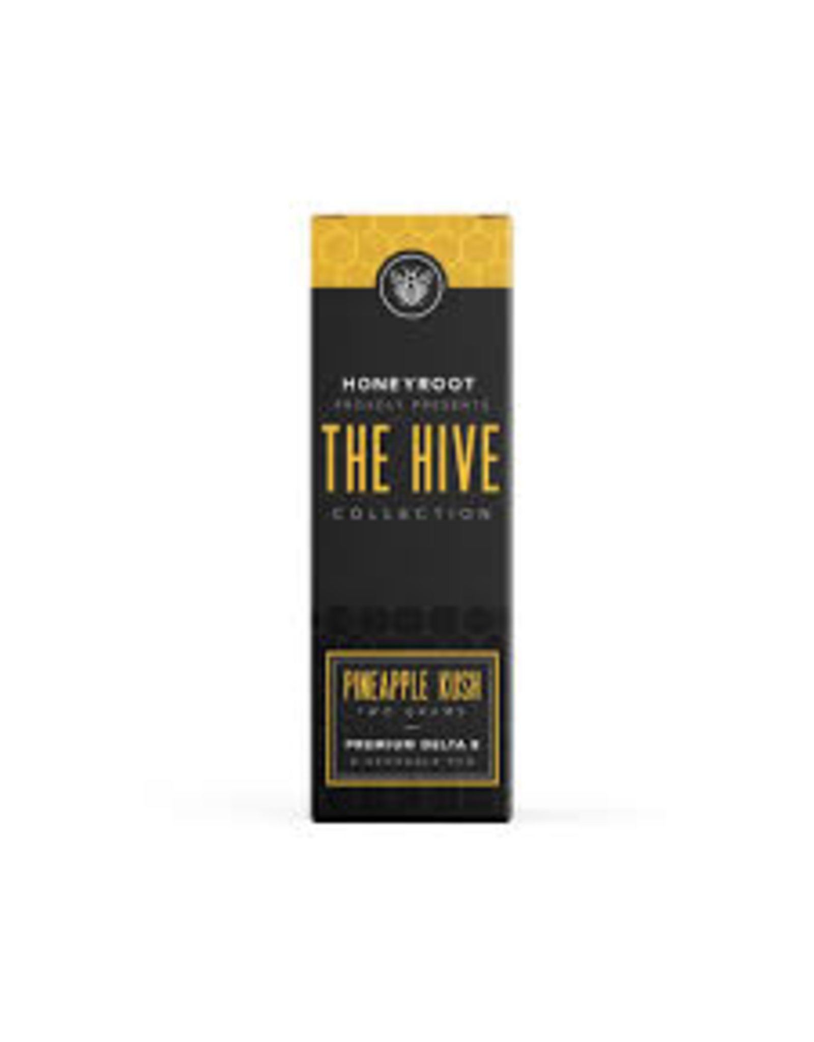 HoneyRoot Hive D8 Pineapple Kush 2G disposable Box