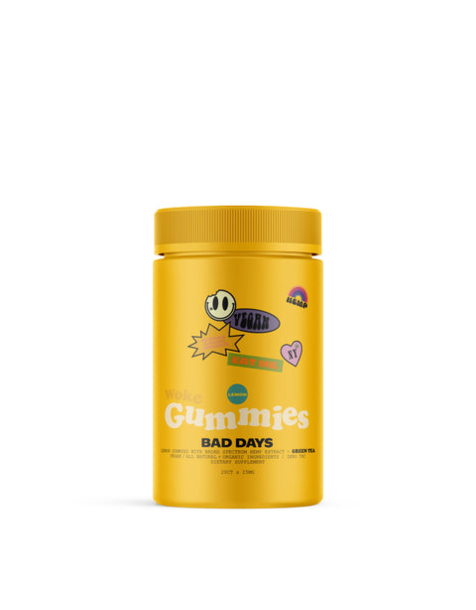 Bad Drip Juice Co. BAD DAYS WOKE 300mg BROAD SPECTRUM CHEWABLES with GREEN TEA