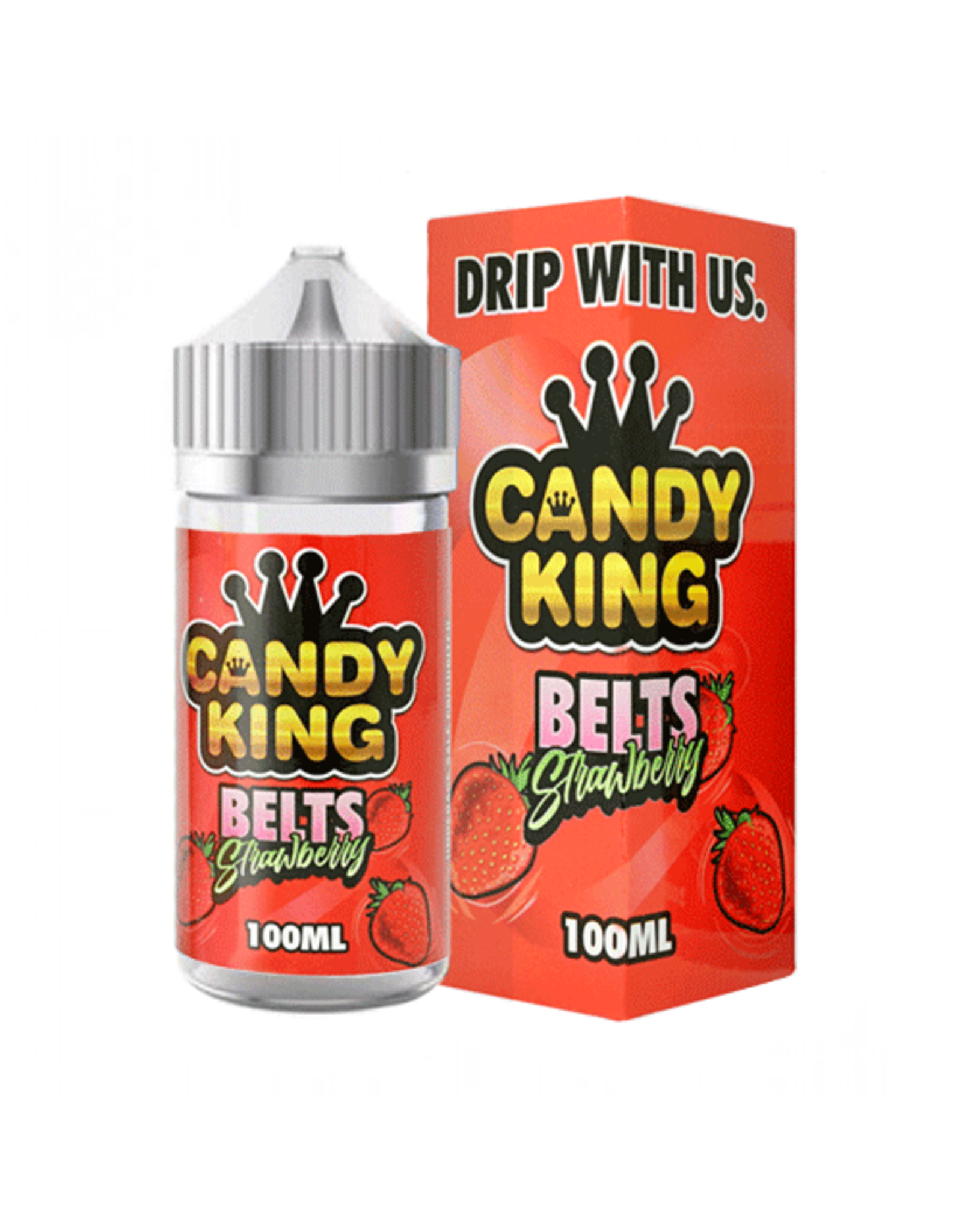 Candy King Candy King Belts Strawberry 100 mL 6 mg