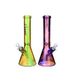 Clover Clover 10" Fancy Mix Color Glass WaterPipe WPD240