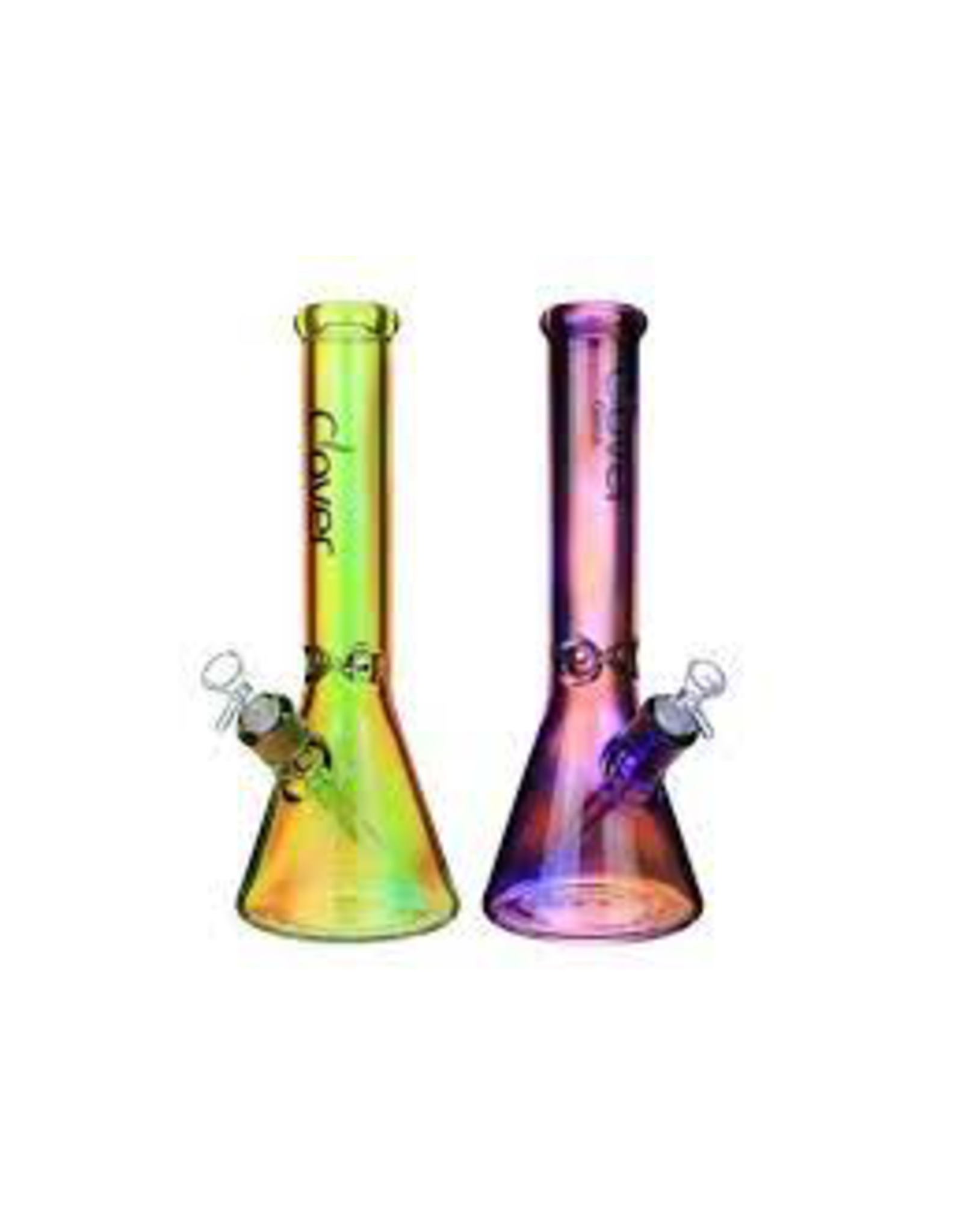 Clover Clover 10" Fancy Mix Color Glass WaterPipe WPD240