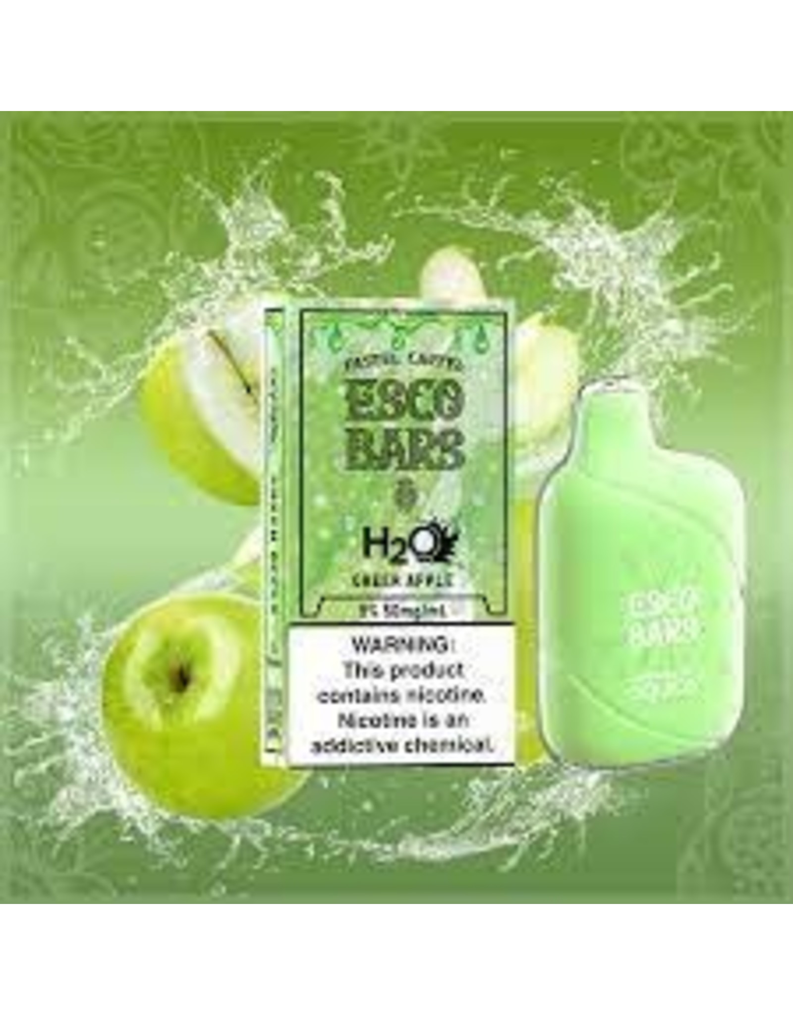 ESCO bars Esco Bar H2O 6000 Puffs Green Apple