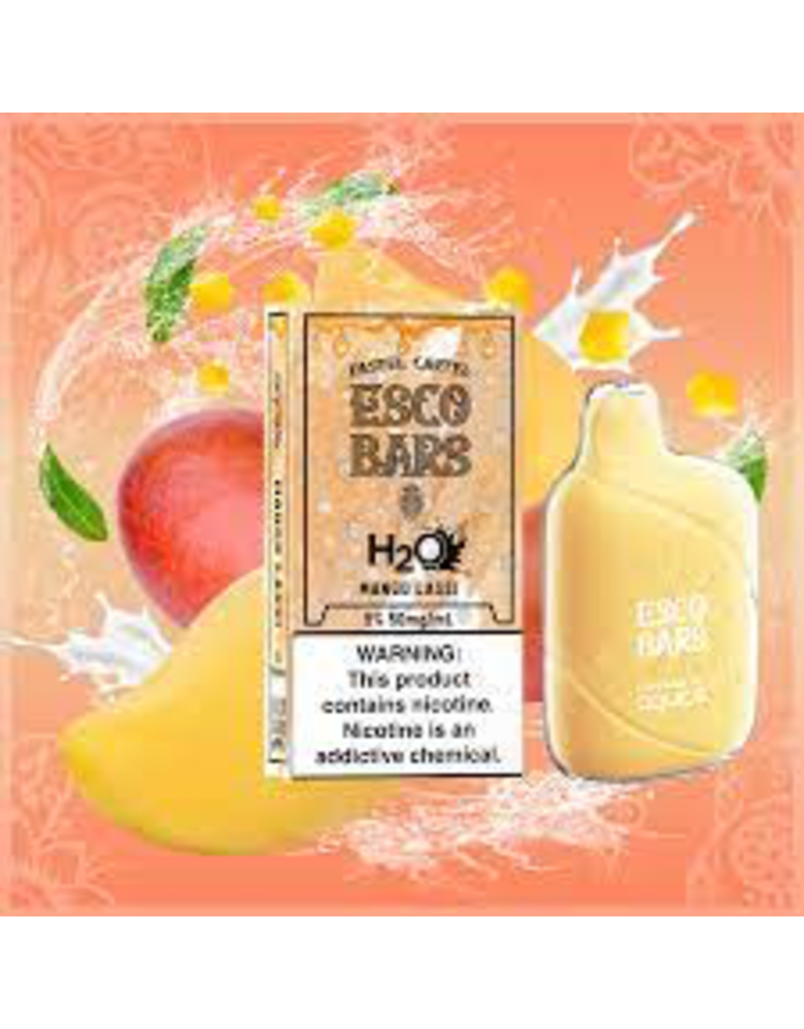 ESCO bars Esco Bar H2O 6000 Puffs Mango Lassi Box