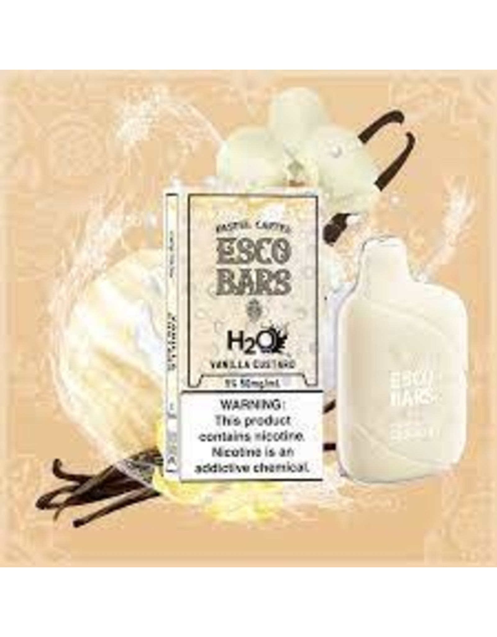 ESCO bars Esco Bar H2O 6000 Puffs Vanilla Custard