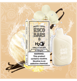 ESCO bars Esco Bar H2O 6000 Puffs Vanilla Custard Box