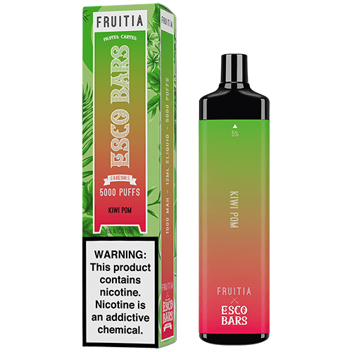 ESCO bars Esco Bar Mega Fruitia Kiwi Pom 5000 Puffs Rechargeable