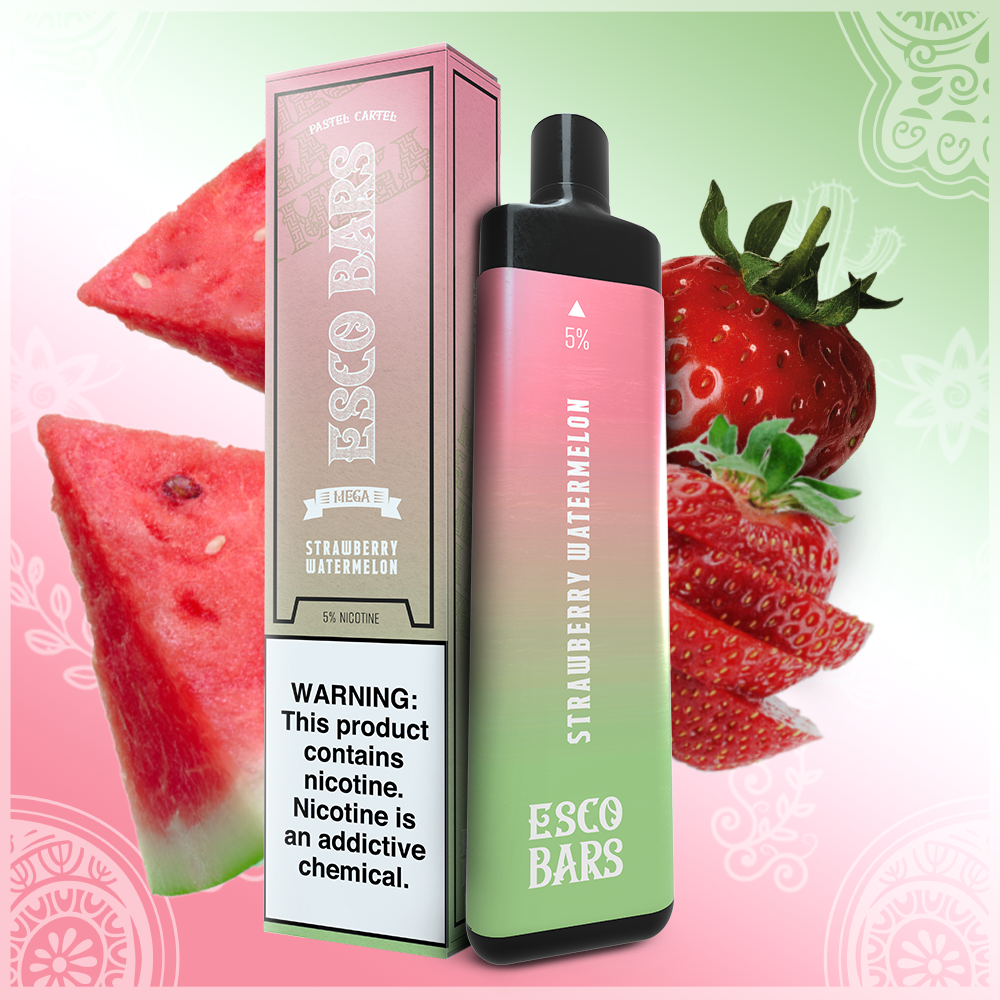 ESCO bars Esco Bar Mega Strawberry Watermelon 5000 Puffs Rechargeable