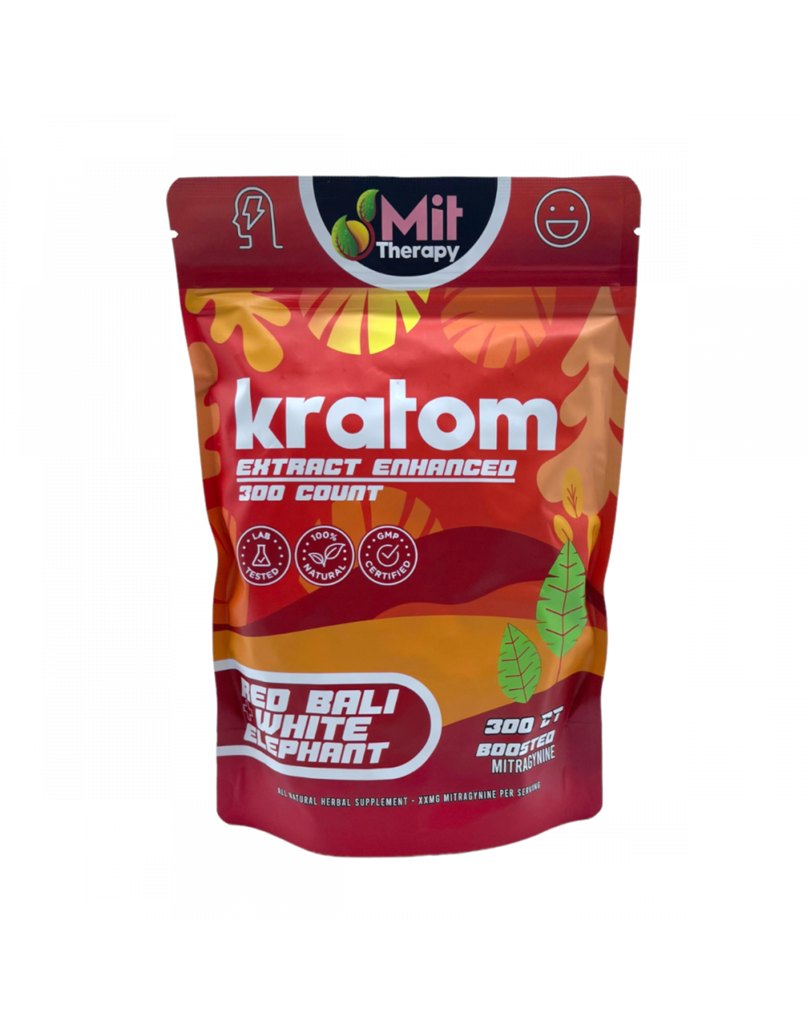 MIT Therapy MIT Therapy Kratom Red Bali+White Elephant 300ct