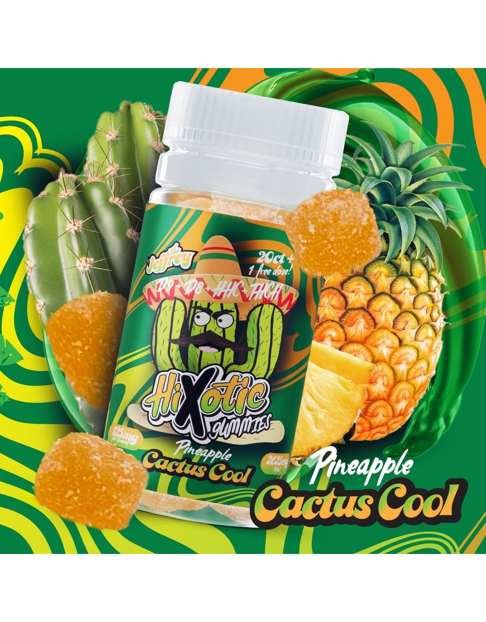 HiXotic Hixotic Jeffrey Cactus Cooler Gummies 20ct 2625mg