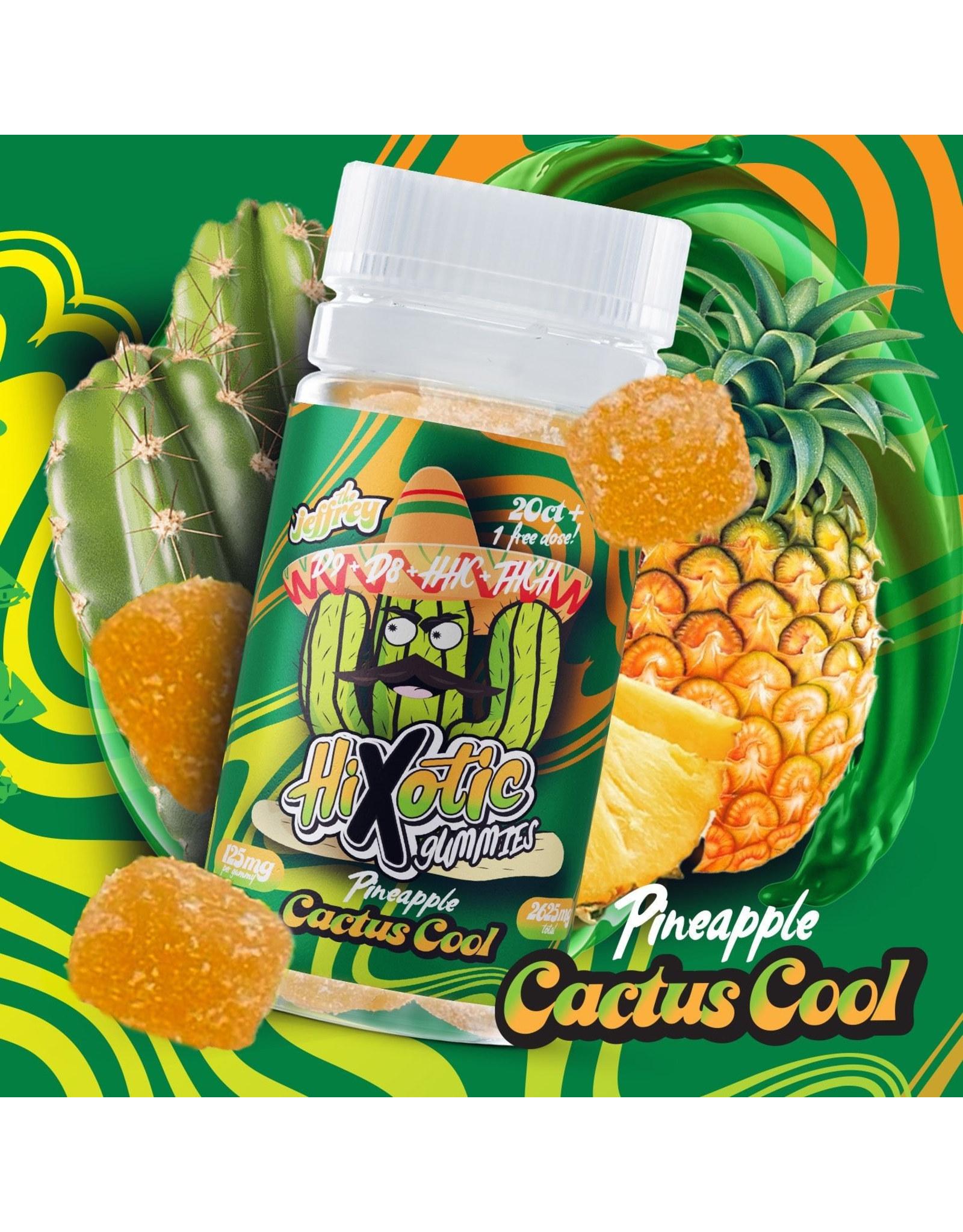 HiXotic Hixotic Jeffrey Cactus Cooler Gummies 20ct 2625mg