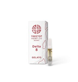 Treetop Hemp Co. TreeTop Hemp CO.  800MG Delta 8 Gelato cart