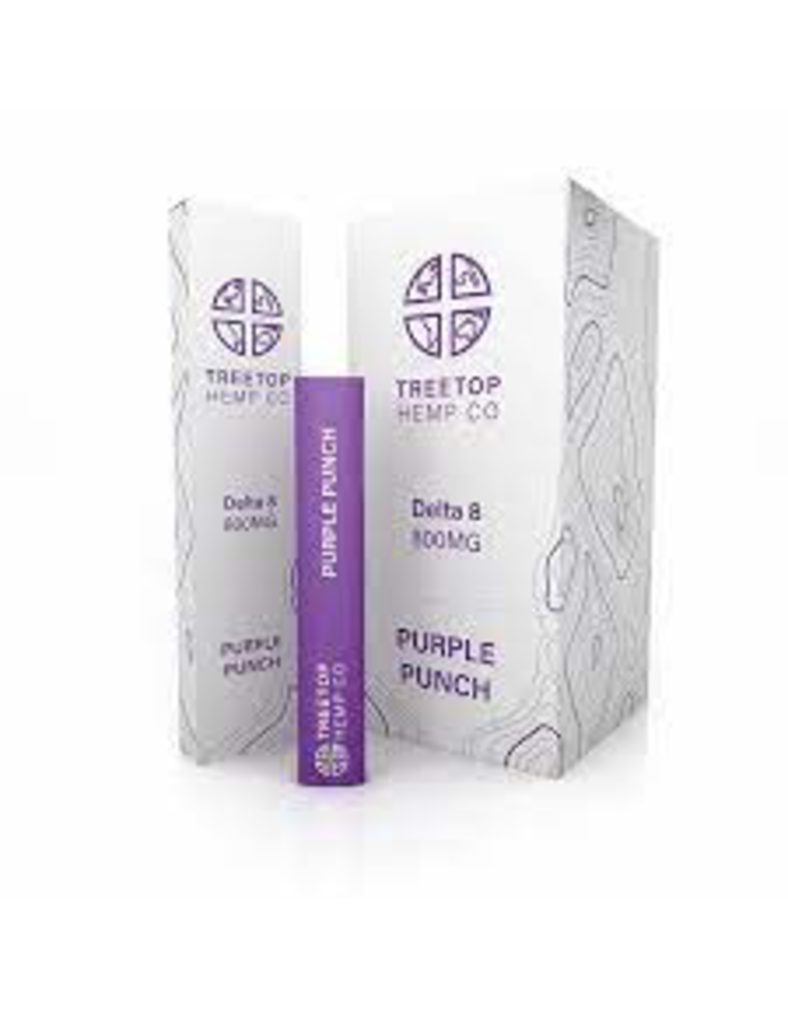 Treetop Hemp Co. TreeTop Hemp CO. 800MG Delta 8 Purple Punch  Disposable