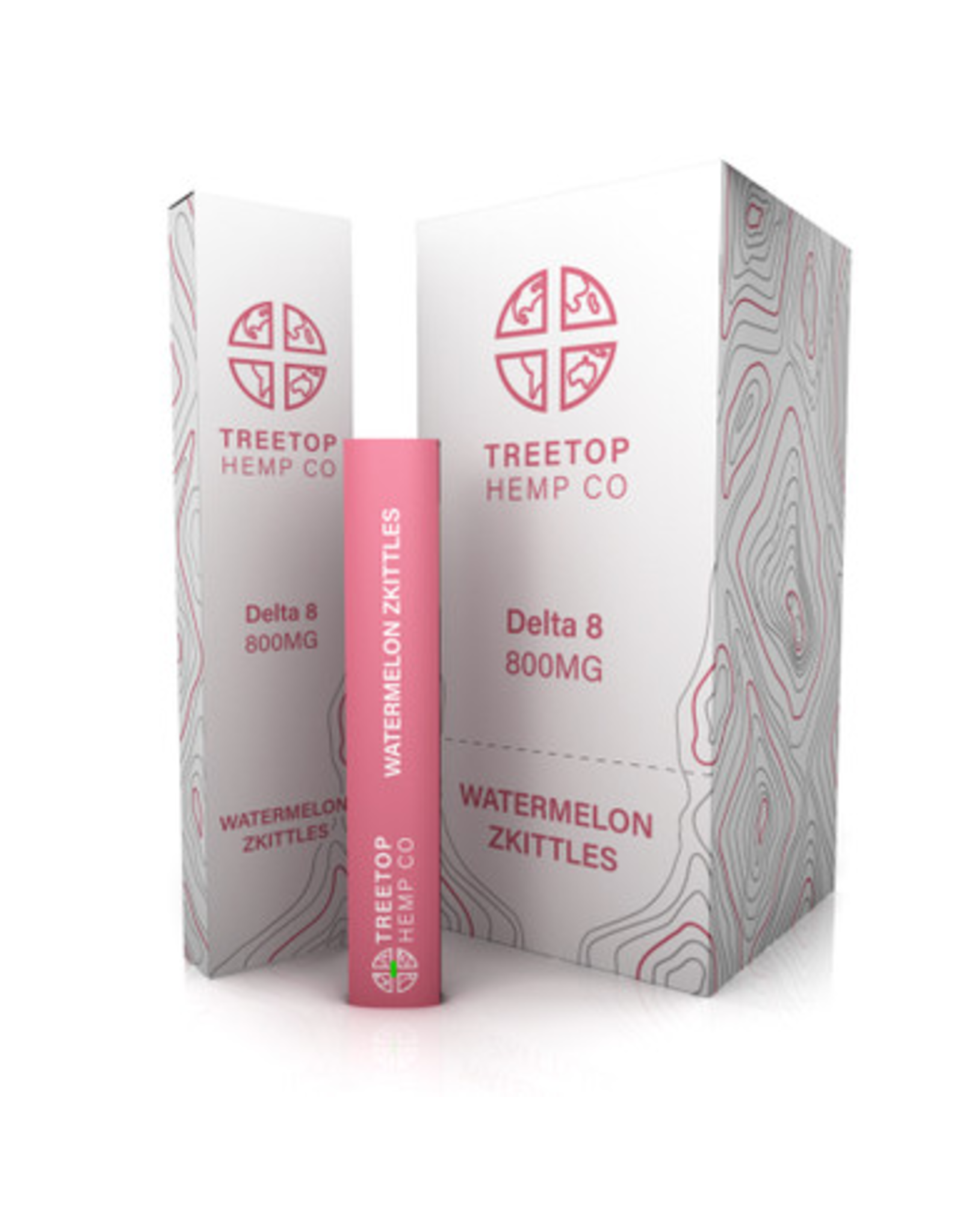 Treetop Hemp Co. TreeTop Hemp CO. 800MG Delta 8 Watermelon Zkittles Disposable