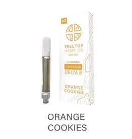 Treetop Hemp Co. TREETOP D8 Cart 1g 1400mg Orange Cookies