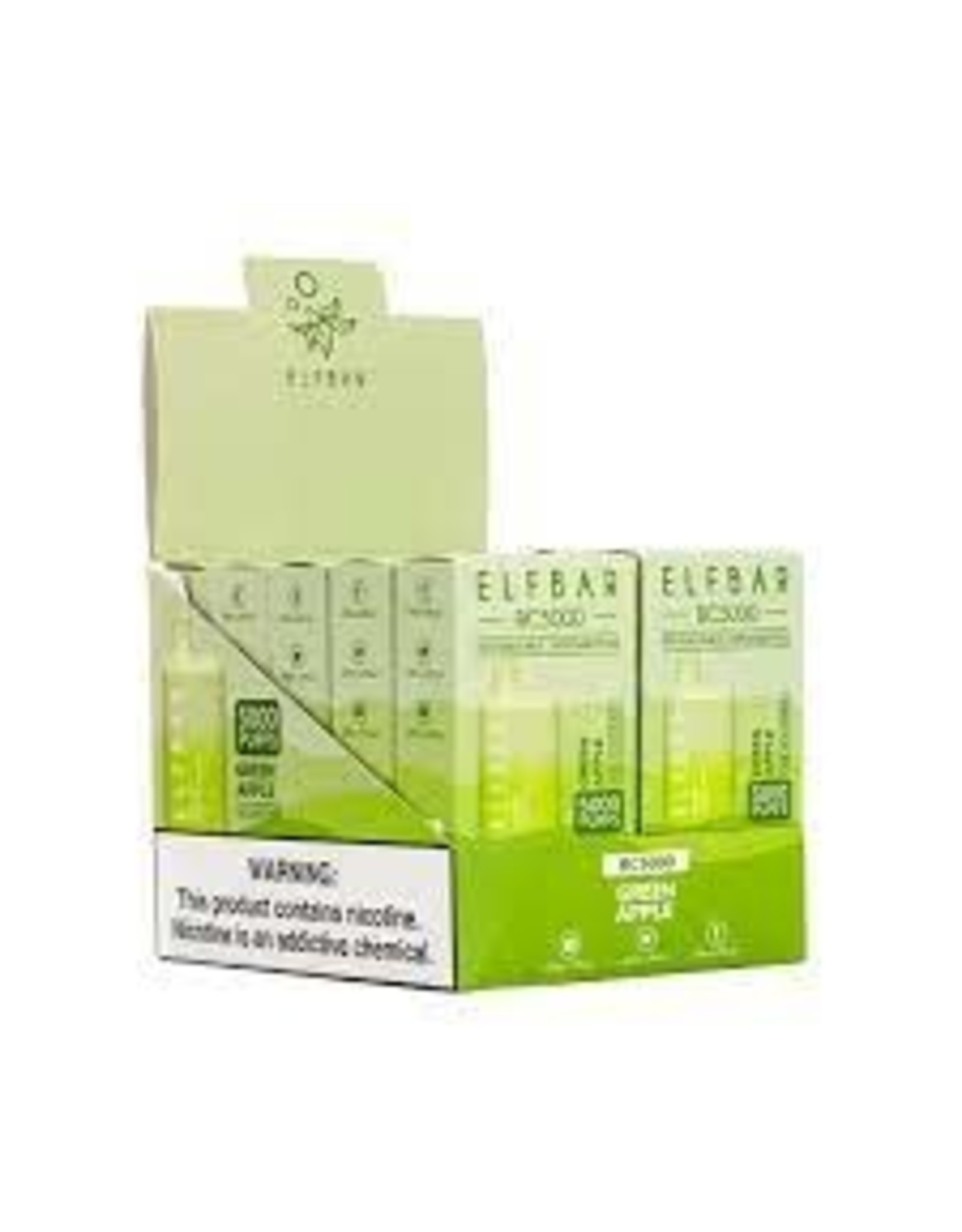 ELFBAR ELFBAR Green Apple 5000 Puffs 5% Box