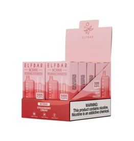 ELFBAR ELFBAR Strawberry Cream 5000 Puffs 5% Box