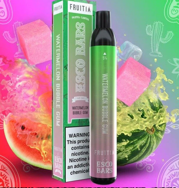 ESCO bars ESCO Bar X Fruitia Watermelon Bubble Gum 2500 puffs 5%