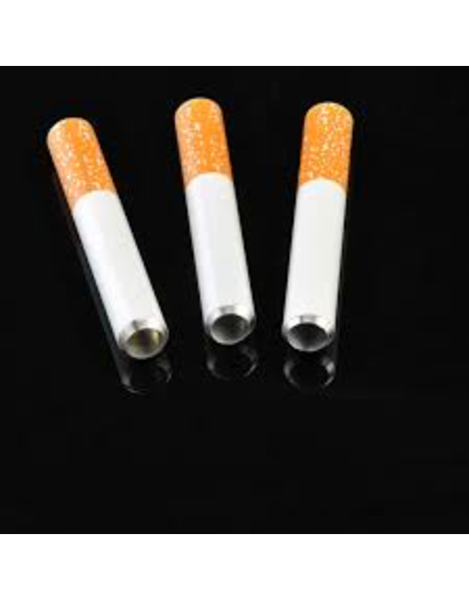 None Aluminium Cigarette Tobacco Pipe 56mm