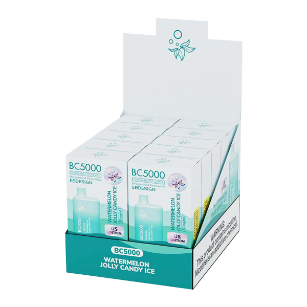 ELFBAR ELFBAR Watermelon Jolly Candy Ice 5000 Puffs 5 Box