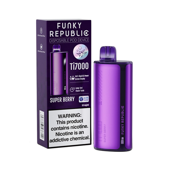 Funky Republic Funky Republic Ti7000 Super Berry - MajesticVapor.com