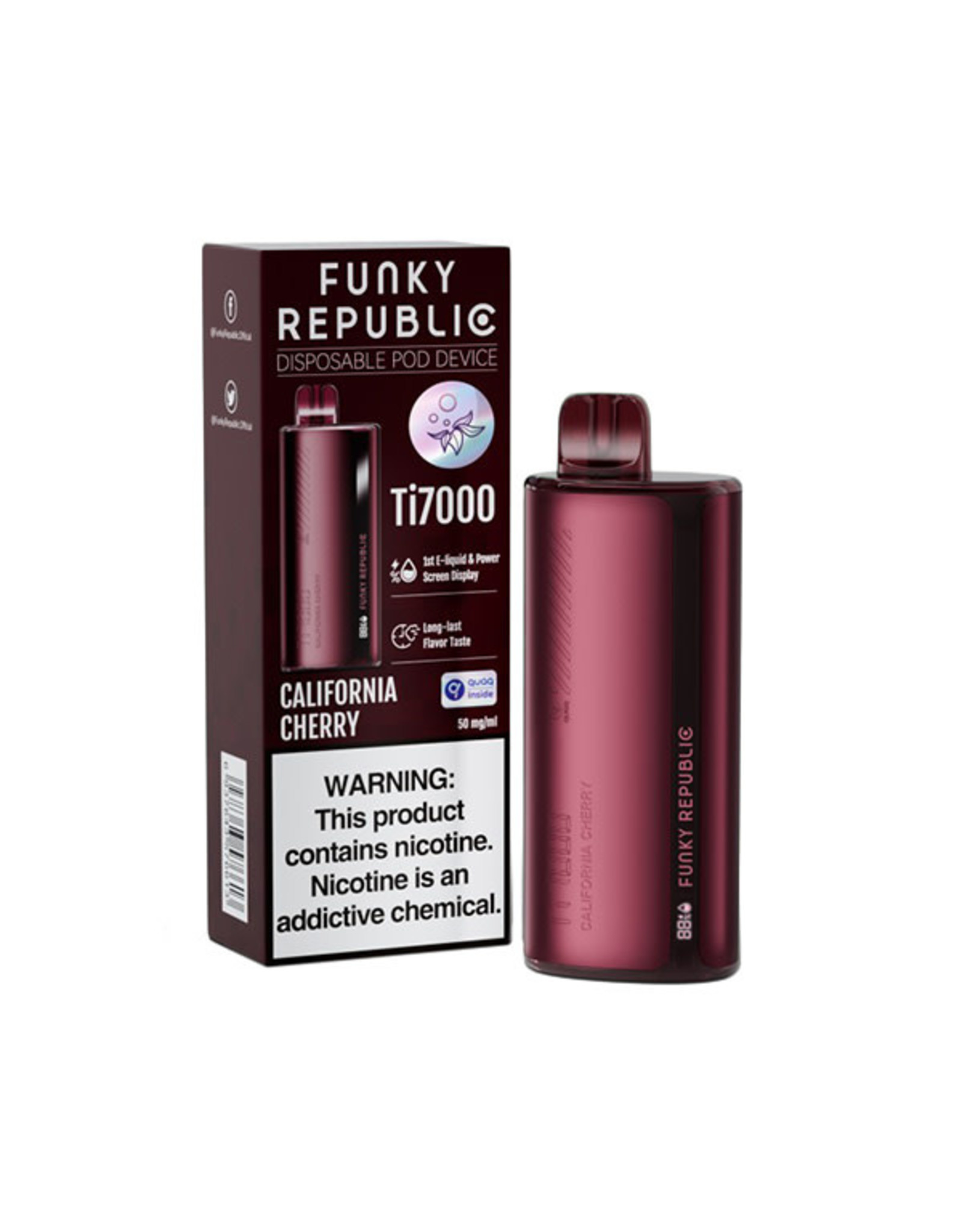 Funky Republic Funky Republic Ti7000 California Cherry Box