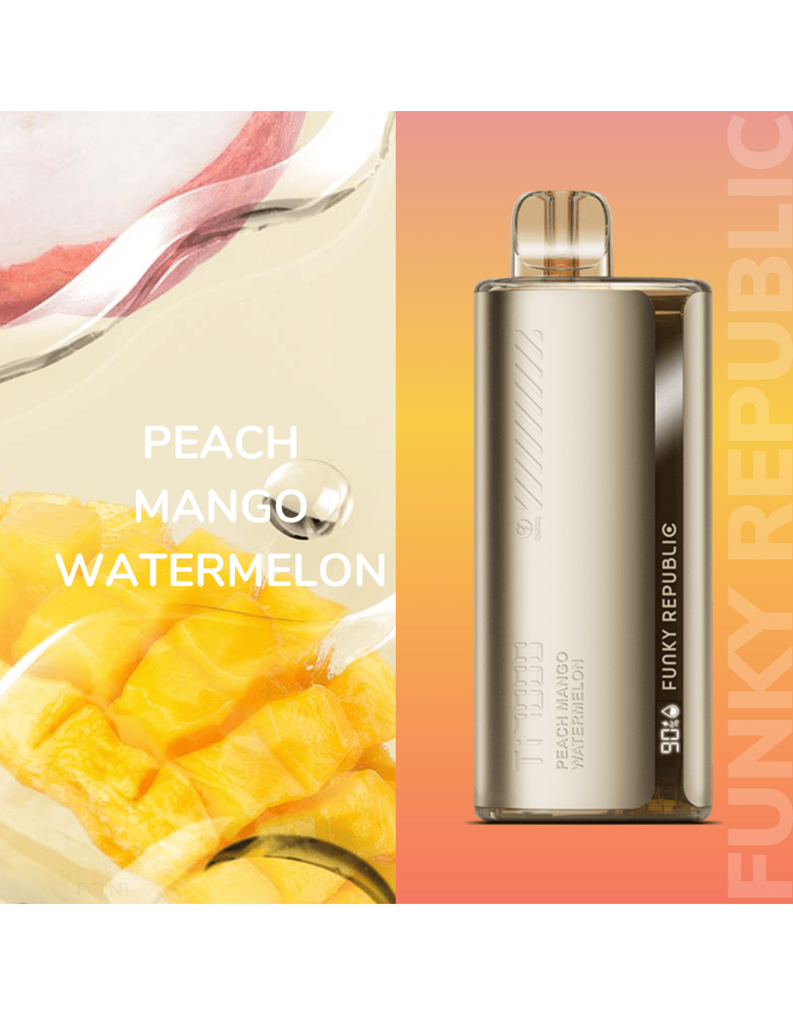 Funky Republic Funky Republic Ti7000 Peach Mango Watermelon