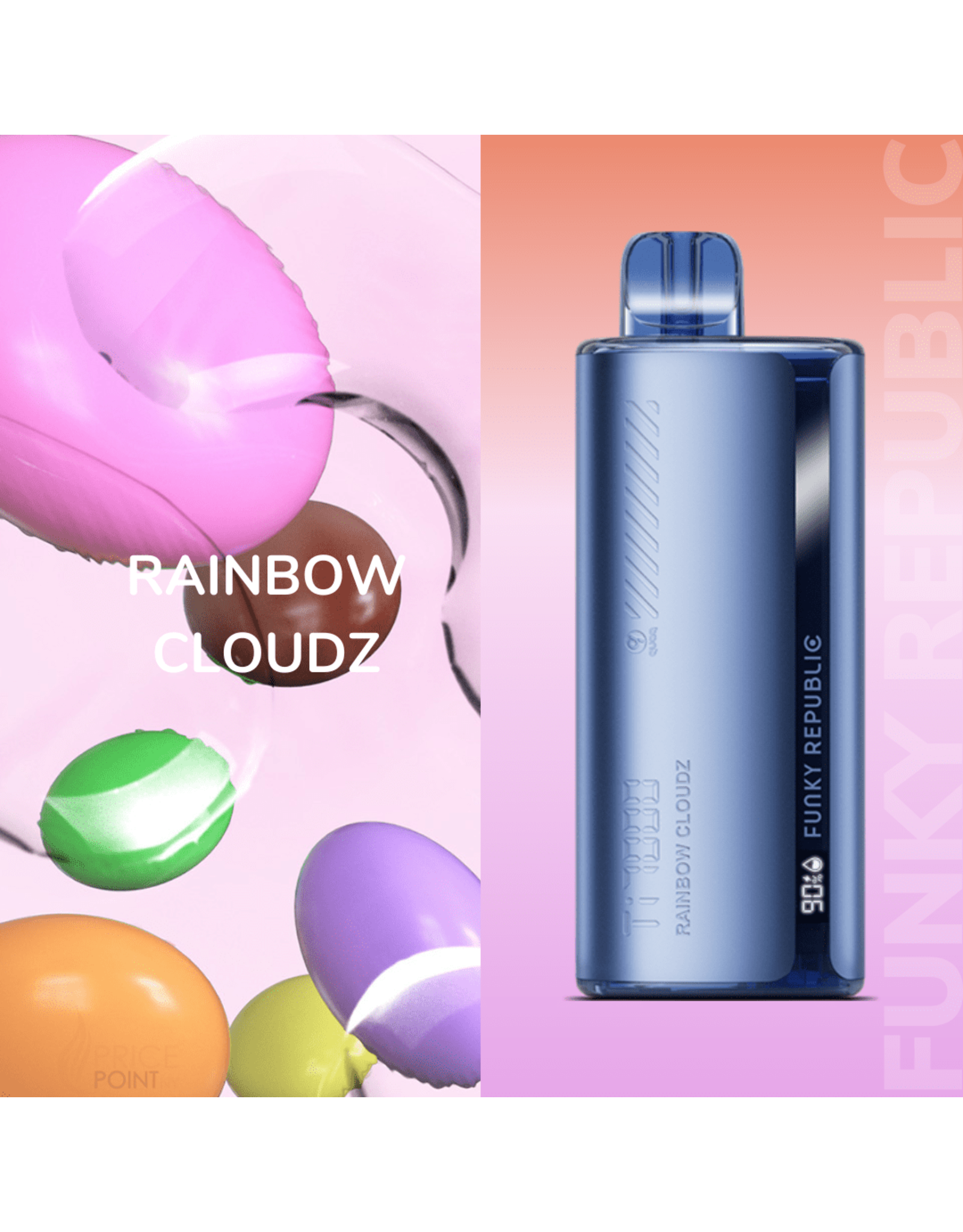 Funky Republic Funky Republic Ti7000 Rainbow Cloudz