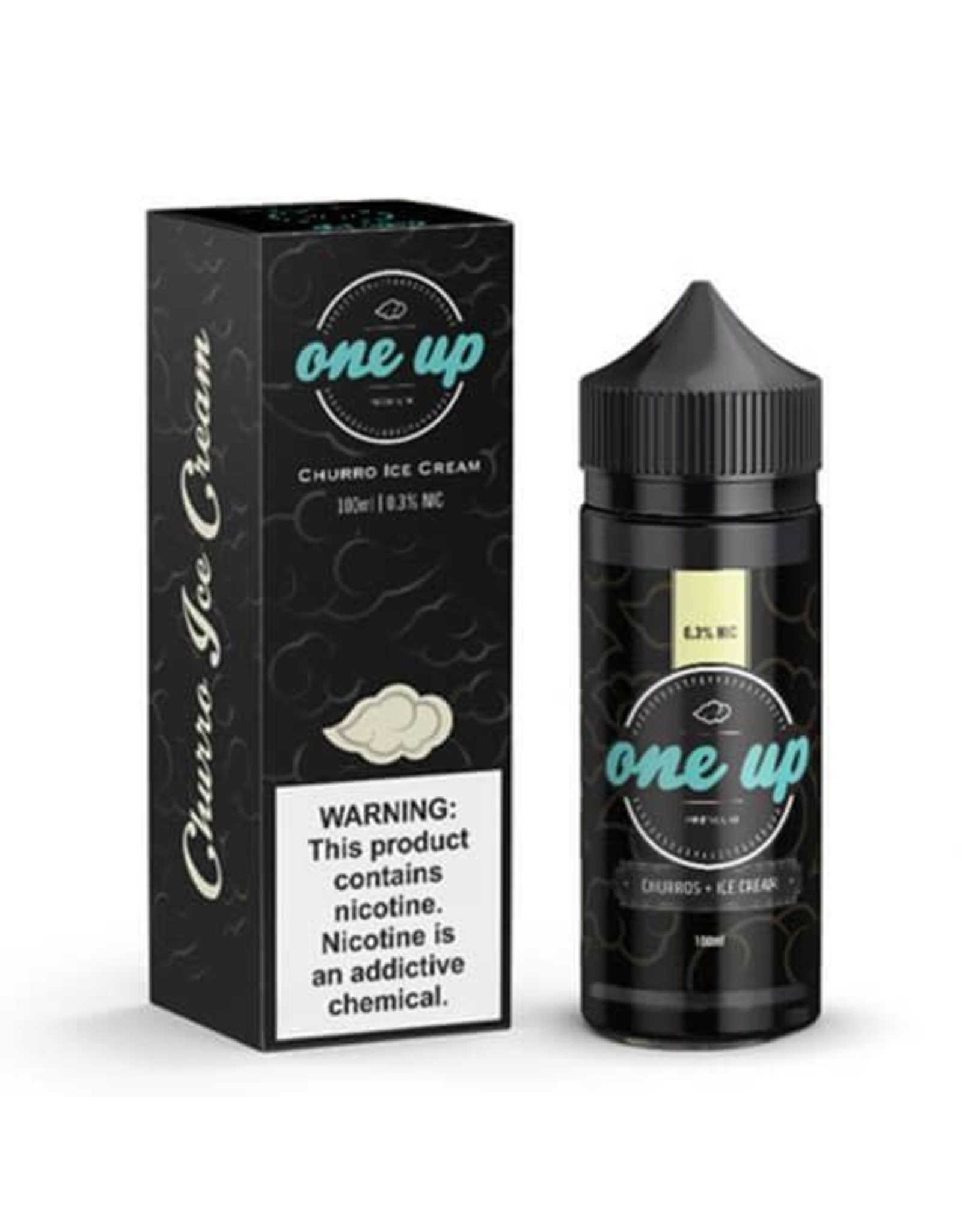 One Up  Churro Ice Cream 100 ML 3 MG