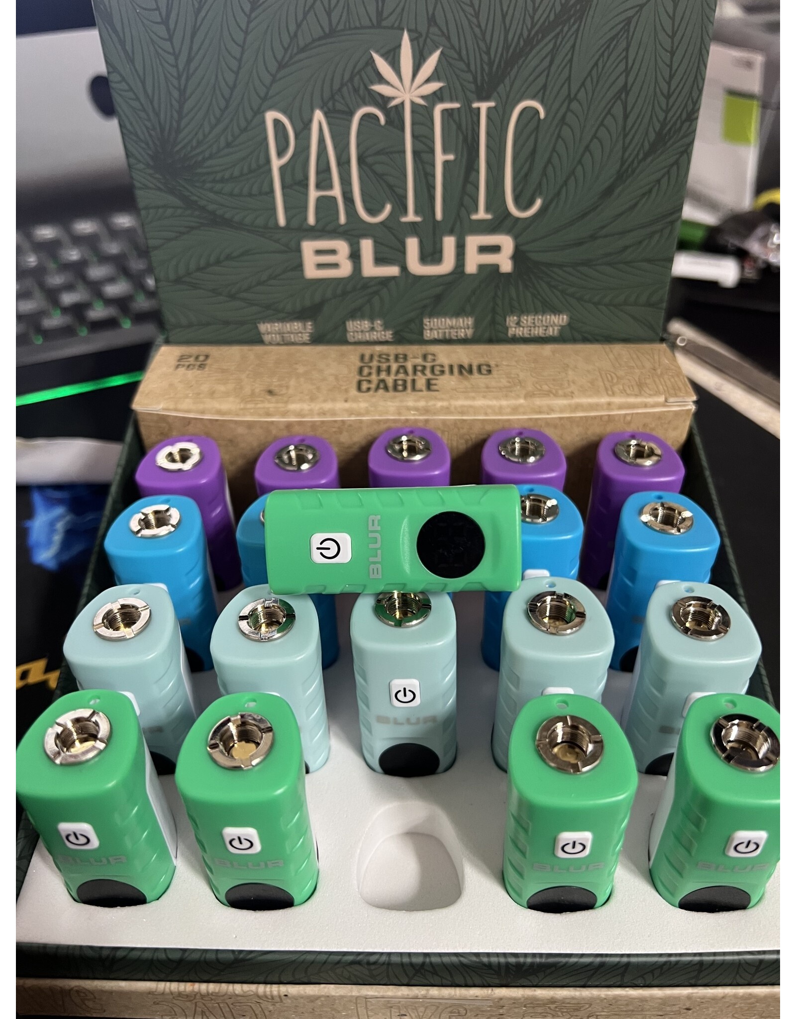 Pacific Blur 510 Cart Battery Box 20pcs