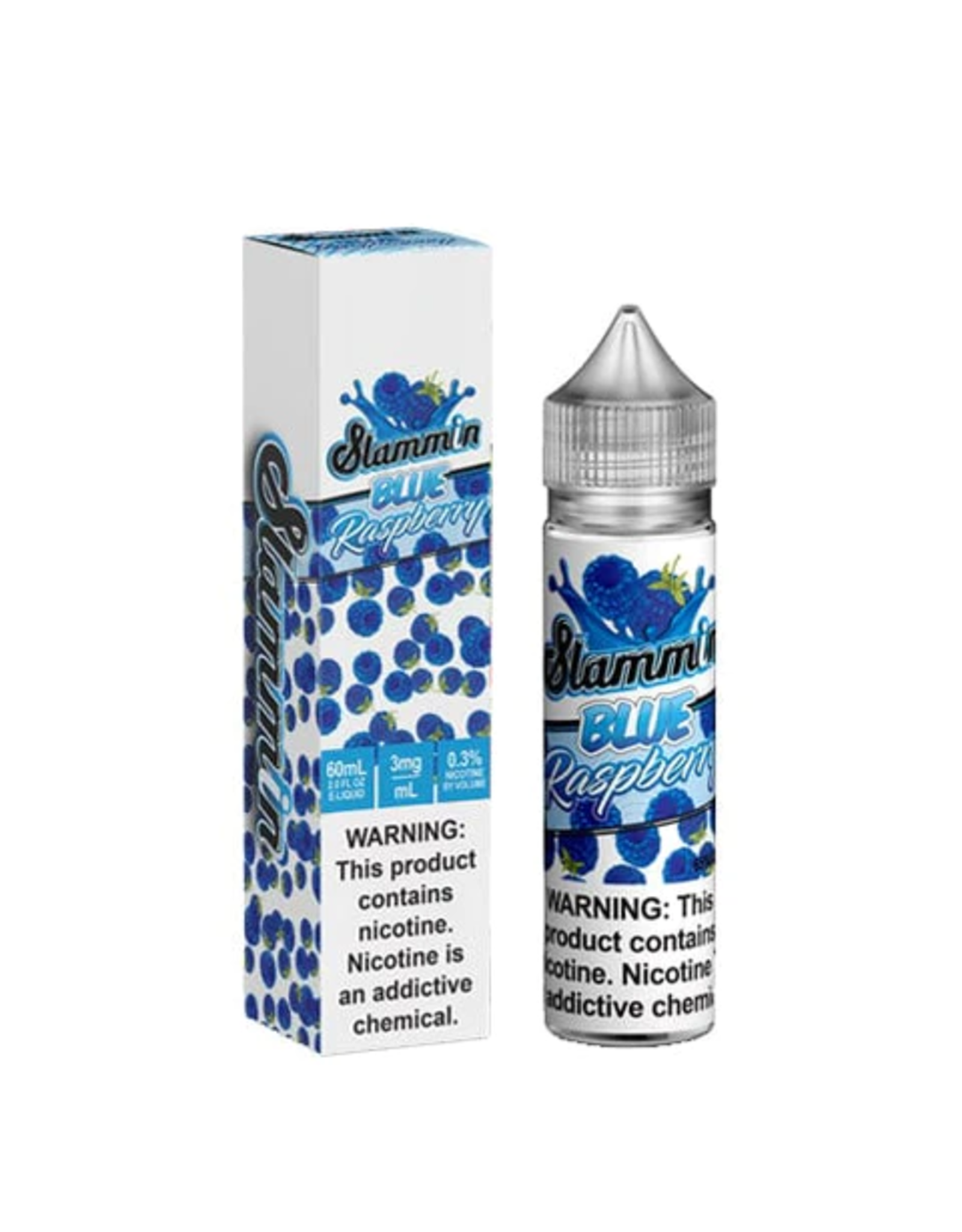 Burst E-liquid Slammin Blue Ice 60 ML 0 MG