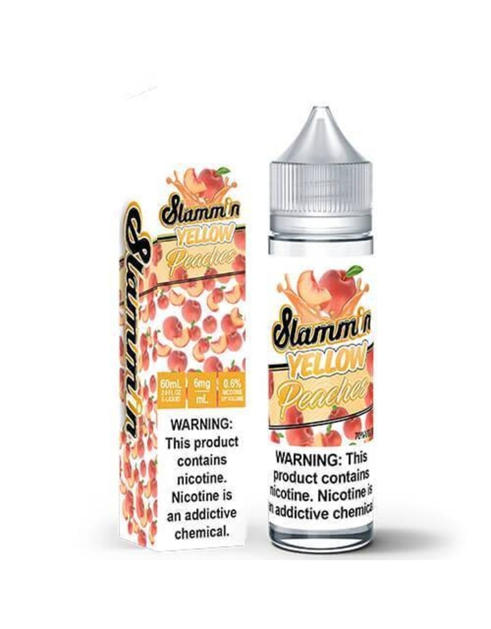 Burst E-liquid Slammin Yellow Peach 60 ML 6 MG