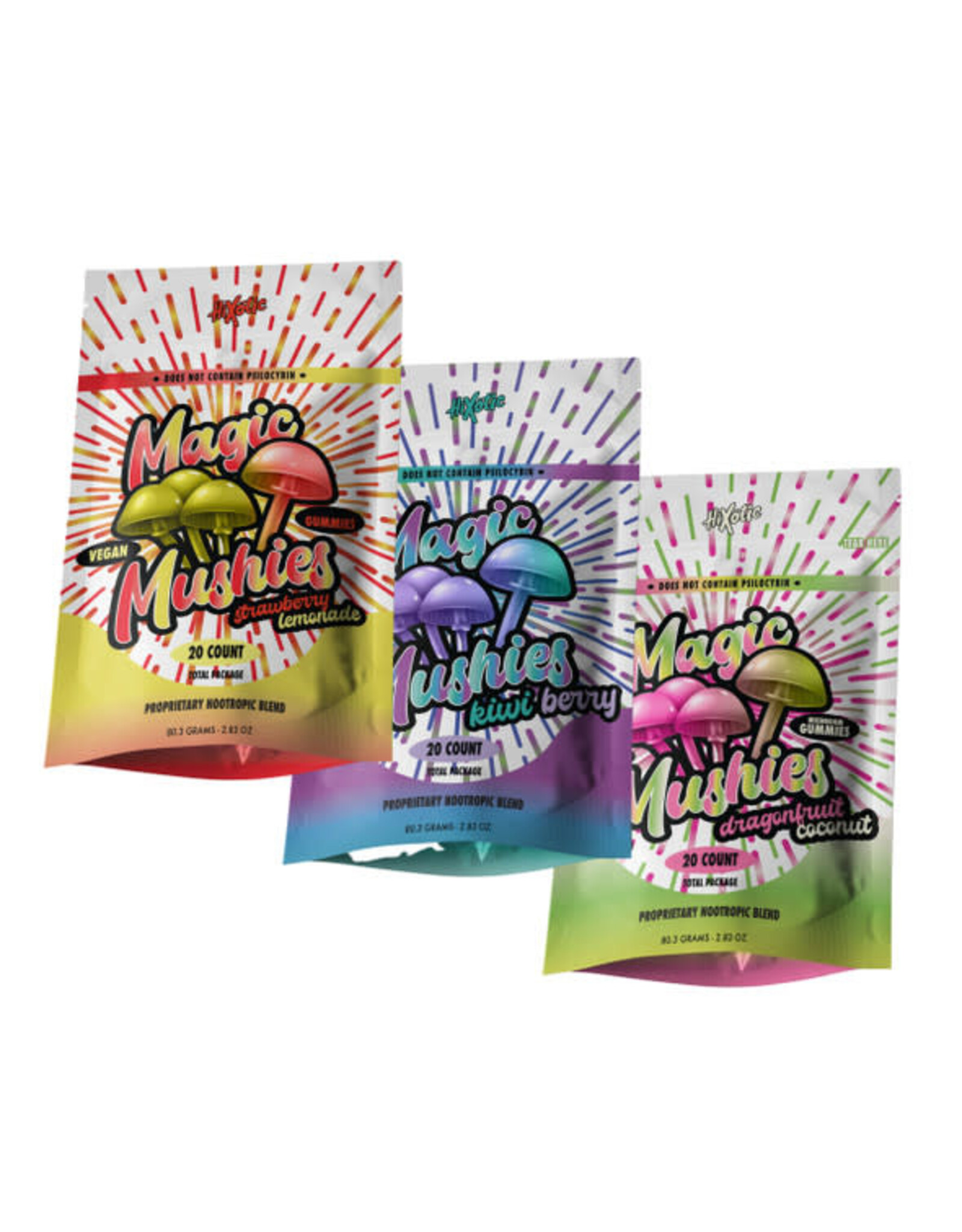 HiXotic Hixotic Magic Mushies Kiwi Berry 2ct Gummy Box