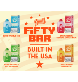 Fifty Bar Fifty Bar 6500 - Diamond Peach Ice 10pk Box