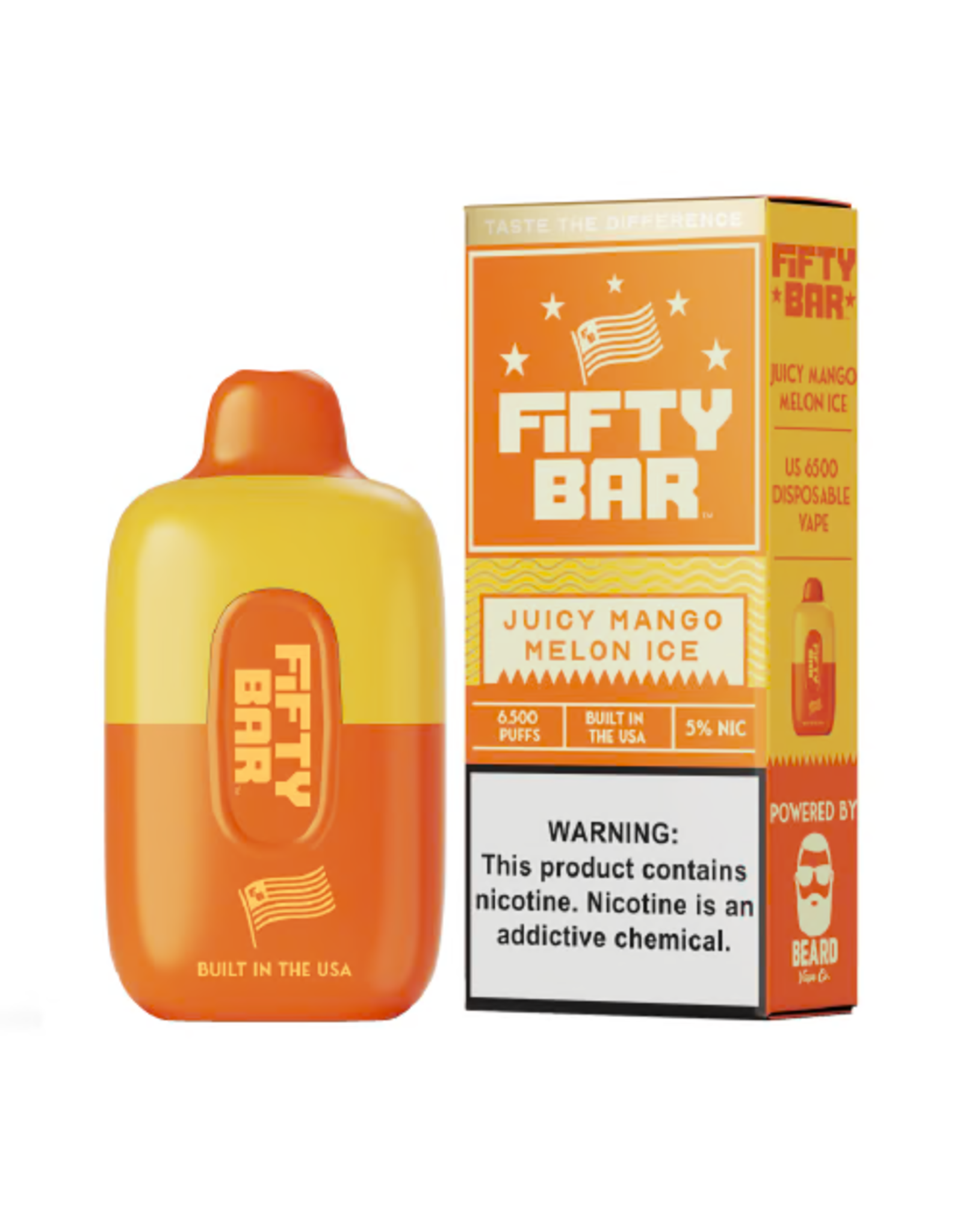 Fifty Bar Fifty Bar 6500 - Juicy Mango Melon Ice