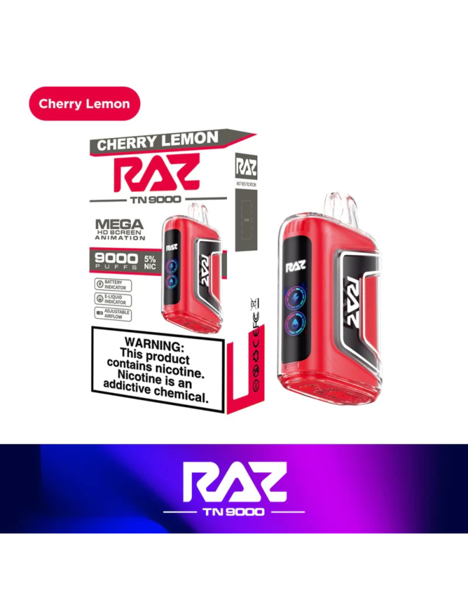 RAZ RAZ TN9000 Cherry Lemon Box 5Pk