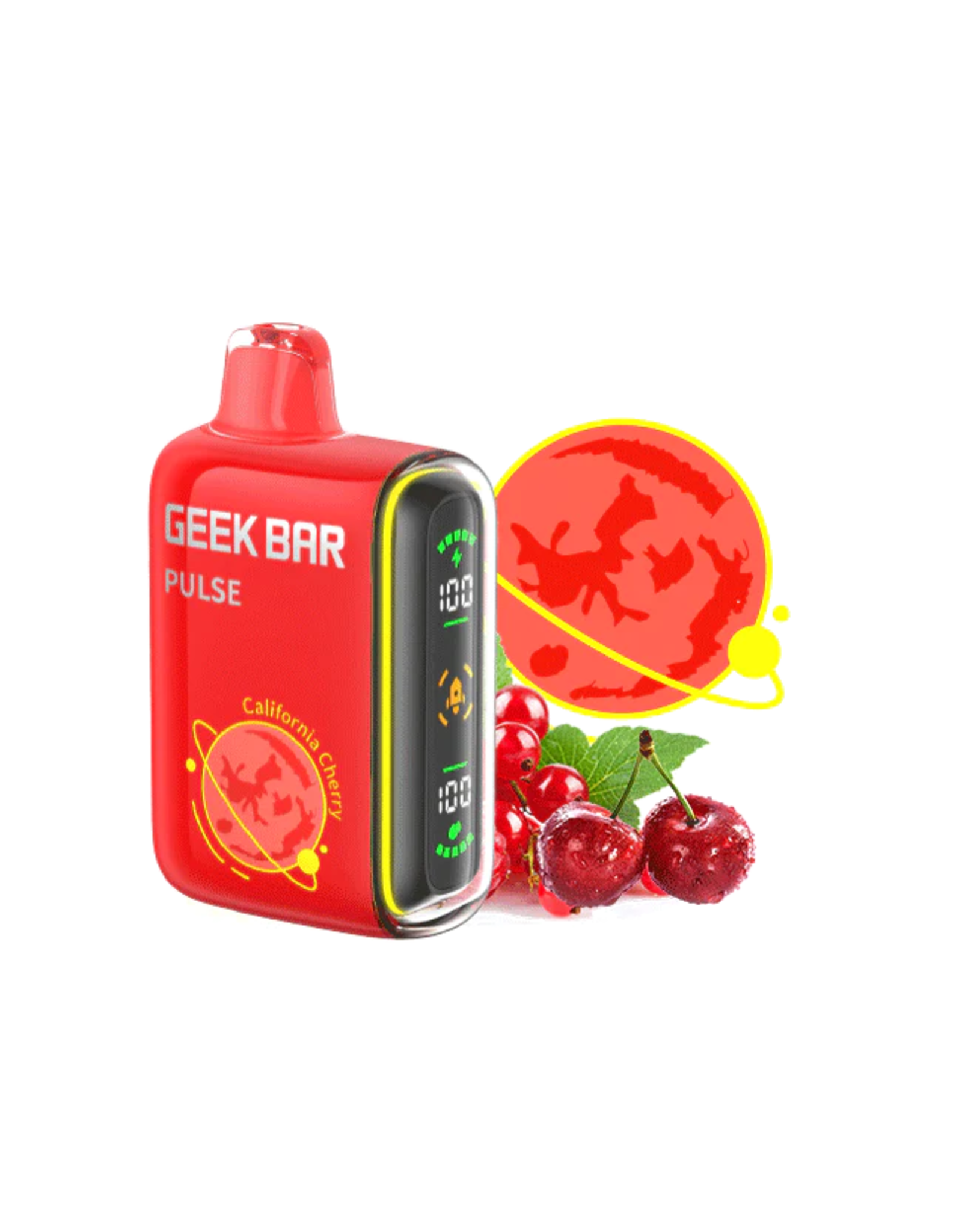 Geek Bar Geek Bar Pulse 10000 Puffs-California Cherry-5pk Box