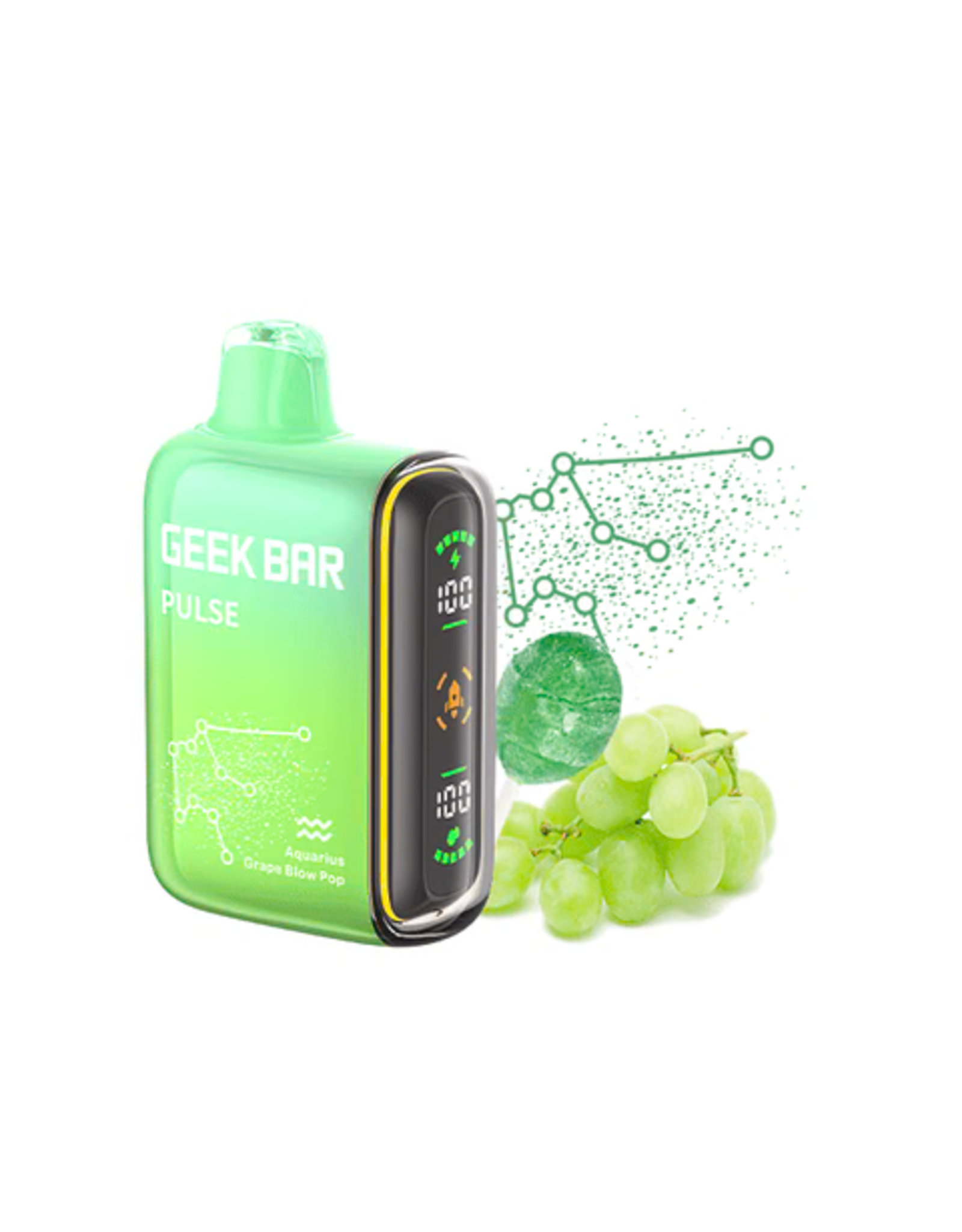 Geek Bar Geek Bar Pulse 10000 Puffs-Grape Blow Pop (Aquarius)
